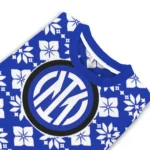 Custom Inter Milan Snowflake Matrix Blue Sweater Best Selling