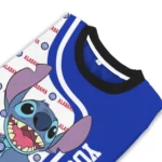 Custom Inter Milan Stitch Art Prints Blue Sweater Best Selling