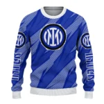Custom Inter Milan Stripe Motion Blue Sweater Best Selling
