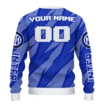 Custom Inter Milan Stripe Motion Blue Sweater Best Selling