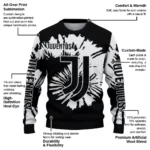 Custom Juventus Burst Swirl Black Sweater Best Selling