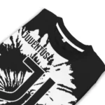 Custom Juventus Burst Swirl Black Sweater Best Selling