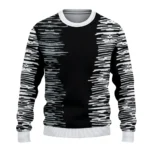 Custom Juventus Camouflage Stripe Black White Sweater Best Selling