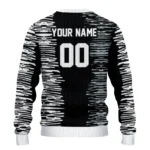 Custom Juventus Camouflage Stripe Black White Sweater Best Selling