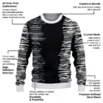 Custom Juventus Camouflage Stripe Black White Sweater Best Selling