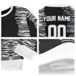 Custom Juventus Camouflage Stripe Black White Sweater Best Selling