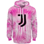 Custom Juventus Cancer Support Pink Hoodie Best Selling