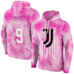 Custom Juventus Cancer Support Pink Hoodie Best Selling