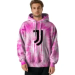 Custom Juventus Cancer Support Pink Hoodie Best Selling