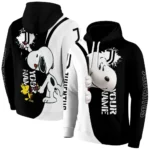 Custom Juventus Peeking Snoopy Black Hoodie Best Selling