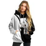 Custom Juventus Peeking Snoopy Black Hoodie Best Selling