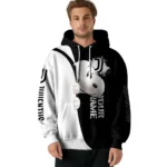 Custom Juventus Peeking Snoopy Black Hoodie Best Selling