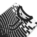 Custom Juventus Pixel Flow Black Sweater Best Selling