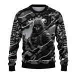 Custom Juventus Skull Horde Black Sweater Best Selling