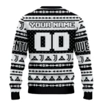 Custom Juventus Tent Stripes Black White Sweater Best Selling