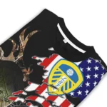 Custom Leeds United American Flag Claw Sweater Best Selling