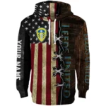 Custom Leeds United American Pride Hoodie Best Selling