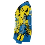 Custom Leeds United Burst Swirl Blue Sweater Best Selling