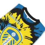 Custom Leeds United Burst Swirl Blue Sweater Best Selling