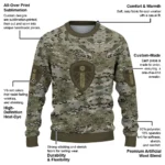 Custom Leeds United Camouflage Blend Sweater Best Selling