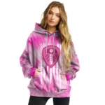 Custom Leeds United Cancer Support Pink Hoodie Best Selling