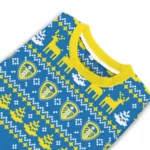 Custom Leeds United Christmas Designs Blue Sweater Best Selling