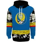 Custom Leeds United Grateful Vibes Blue Hoodie Best Selling