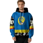 Custom Leeds United Grateful Vibes Blue Hoodie Best Selling