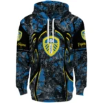 Custom Leeds United Hunting Theme Blue Black Hoodie Best Selling