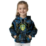 Custom Leeds United Hunting Theme Blue Black Hoodie Best Selling