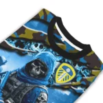 Custom Leeds United Skull Horde Blue Sweater Best Selling