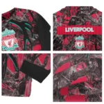 Custom Liverpool Antlers Pattern Red Black Sweater Best Selling