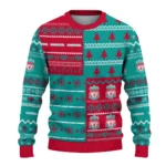 Custom Liverpool Christmastree Bands White Sweater Best Selling