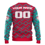 Custom Liverpool Lattice Gridwork Red Sweater Best Selling