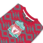 Custom Liverpool Lattice Gridwork Red Sweater Best Selling