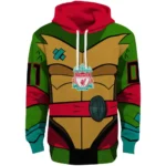 Custom Liverpool Superhero Armor Red Green Hoodie Best Selling