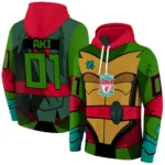 Custom Liverpool Superhero Armor Red Green Hoodie Best Selling
