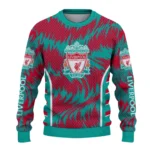 Custom Liverpool Swirl Flow Red Sweater Best Selling