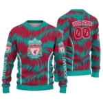 Custom Liverpool Swirl Flow Red Sweater Best Selling