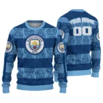Custom Manchester City Bulldog Motif Sweater Best Selling