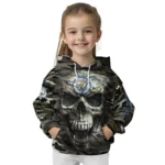 Custom Manchester City Camo Skull Hoodie Best Selling