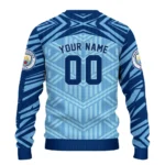 Custom Manchester City Chevron Pattern Sky Blue Sweater Best Selling