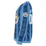 Custom Manchester City Chevron Rows Sky Blue Sweater Best Selling