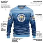 Custom Manchester City Diamond Mesh Sweater Best Selling