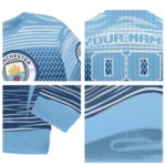 Custom Manchester City Diamond Mesh Sweater Best Selling