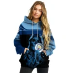 Custom Manchester City Grim Reaper Sky Blue Black Hoodie Best Selling