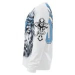 Custom Manchester City Jesus Tears Sky Blue White Sweater Best Selling