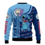 Custom Manchester City Stitch Art Prints Sky Blue Sweater Best Selling