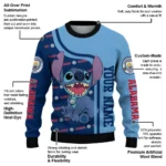 Custom Manchester City Stitch Art Prints Sky Blue Sweater Best Selling