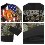 Custom Manchester United American Flag Claw Sweater Best Selling